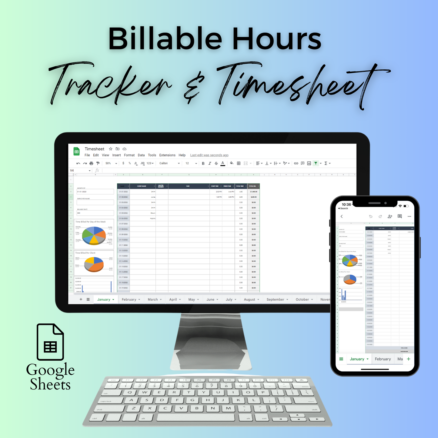 Ultimate Legal Billing Software Spreadsheet