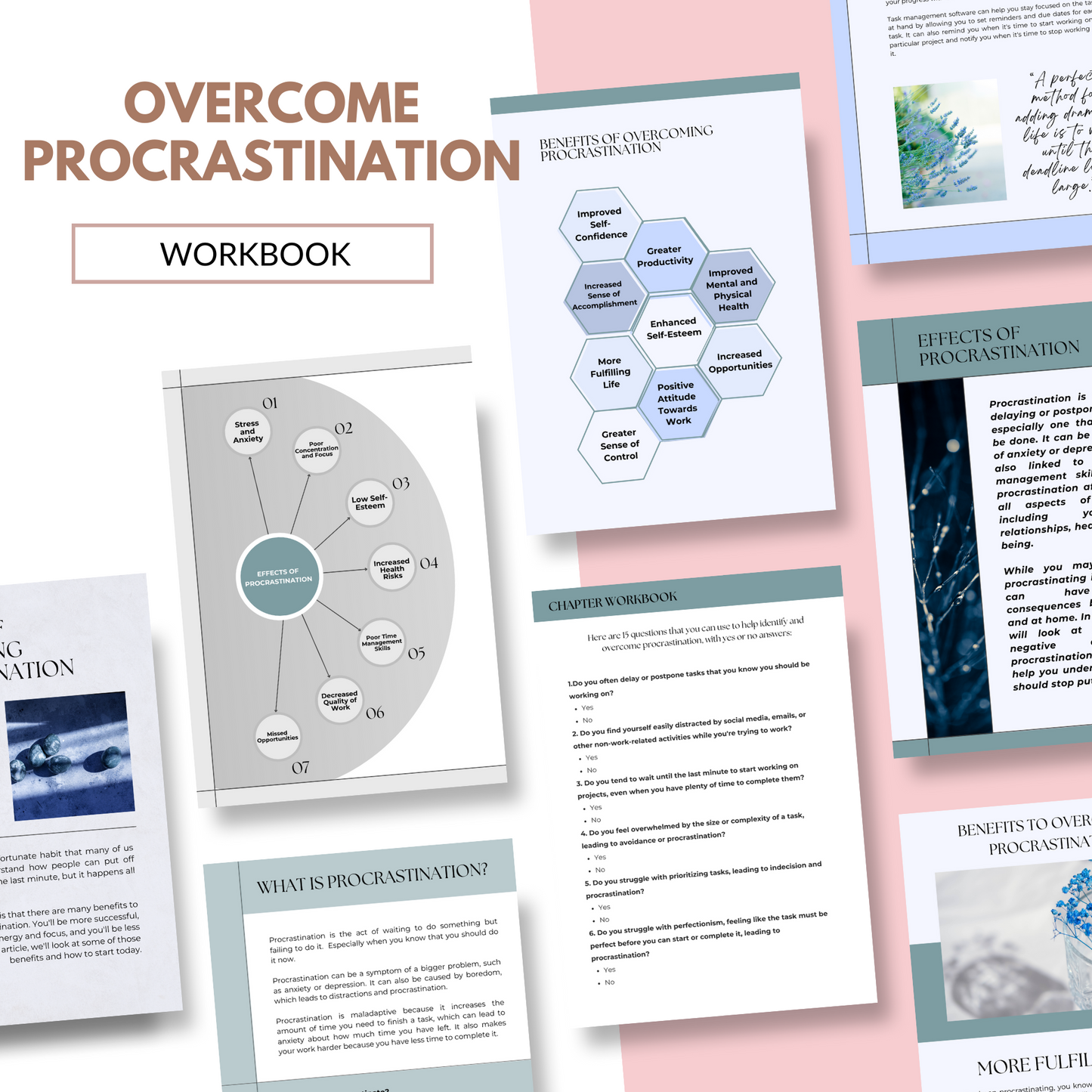 Overcome Procrastination *Digital* Workbook